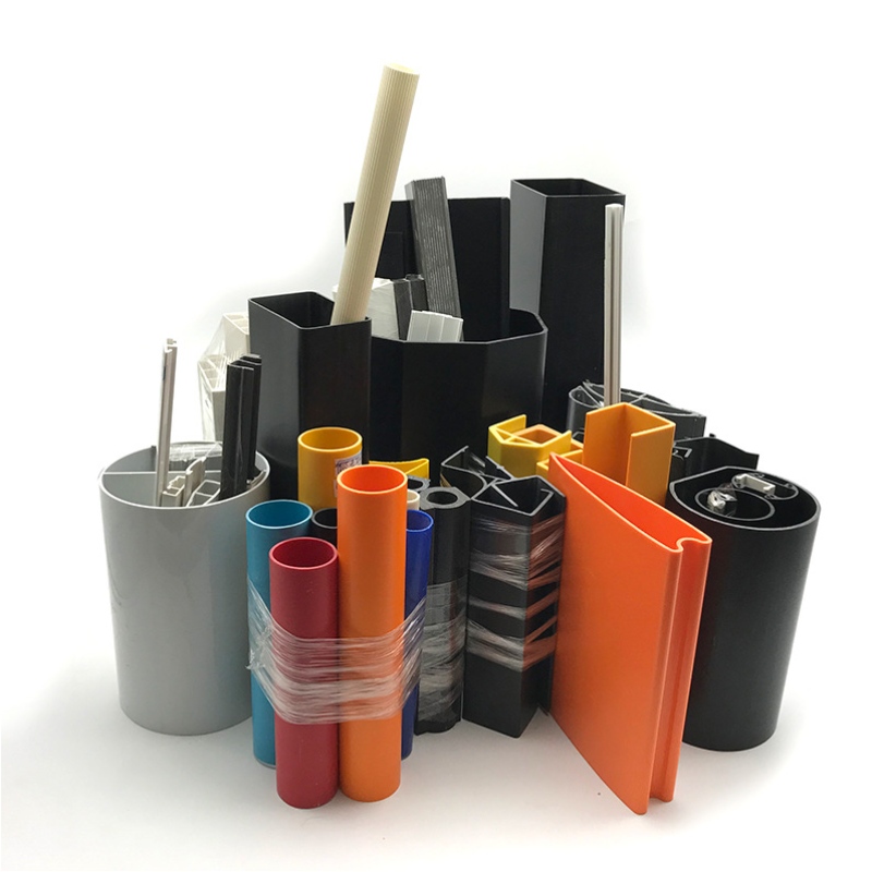 Standardní zakázková výroba levných protlačených cen pvc plastový profil pro stavební materiál