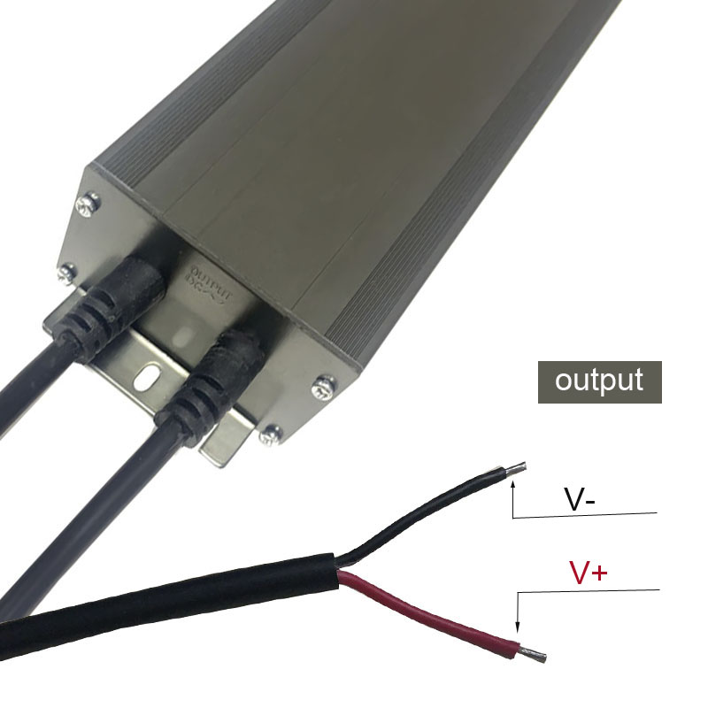 12v400w Zhongshan vysoce kvalitní konstantní napětí vodotěsné černošedé hliníkové pouzdro ovladače napájení