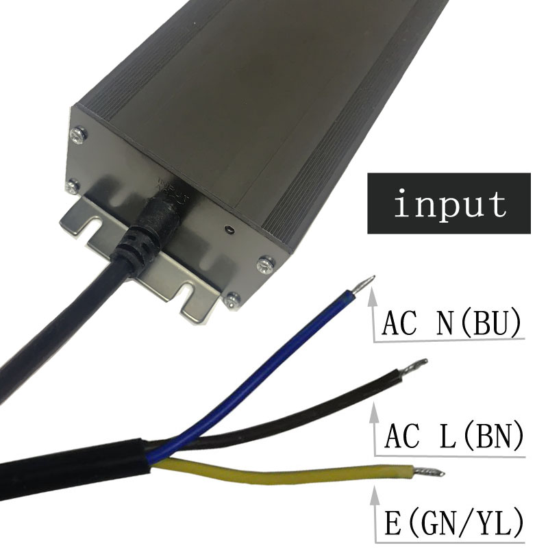 12v400w Zhongshan vysoce kvalitní konstantní napětí vodotěsné černošedé hliníkové pouzdro ovladače napájení