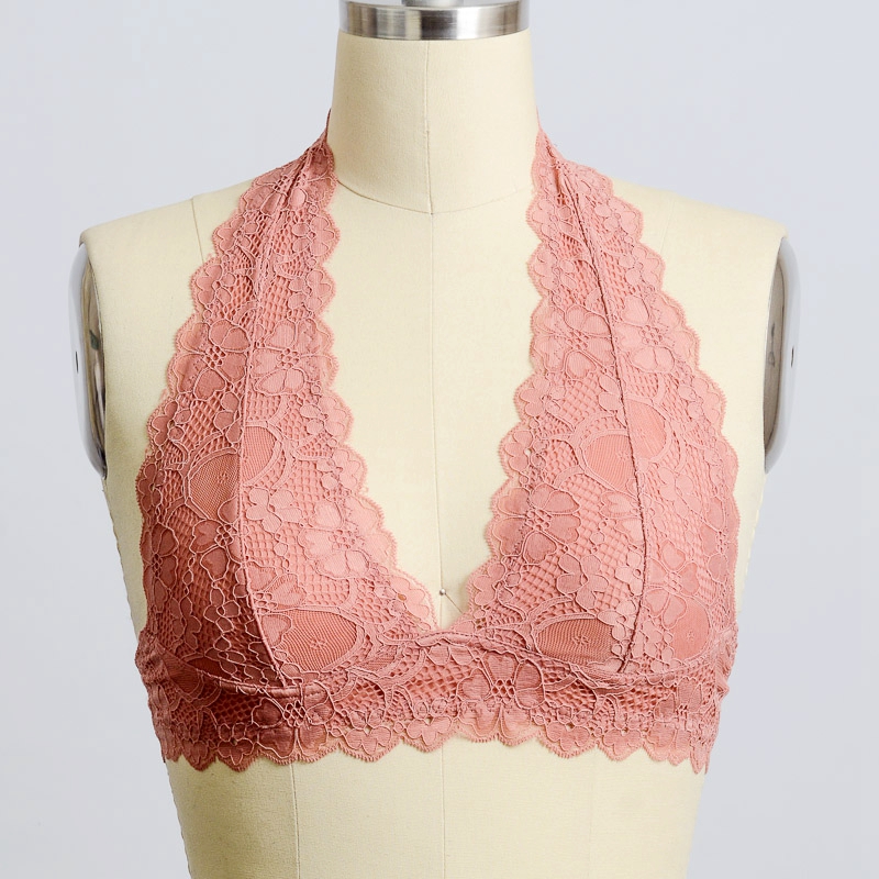GA-5234 Grace Girl Krajka Halter Top Bralette Velkoobchod