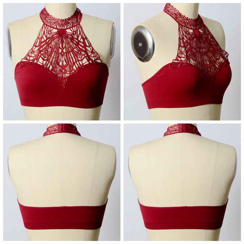 GA-5383 Grace Dívka Barokní vysoký krk Bralette Velkoobchod