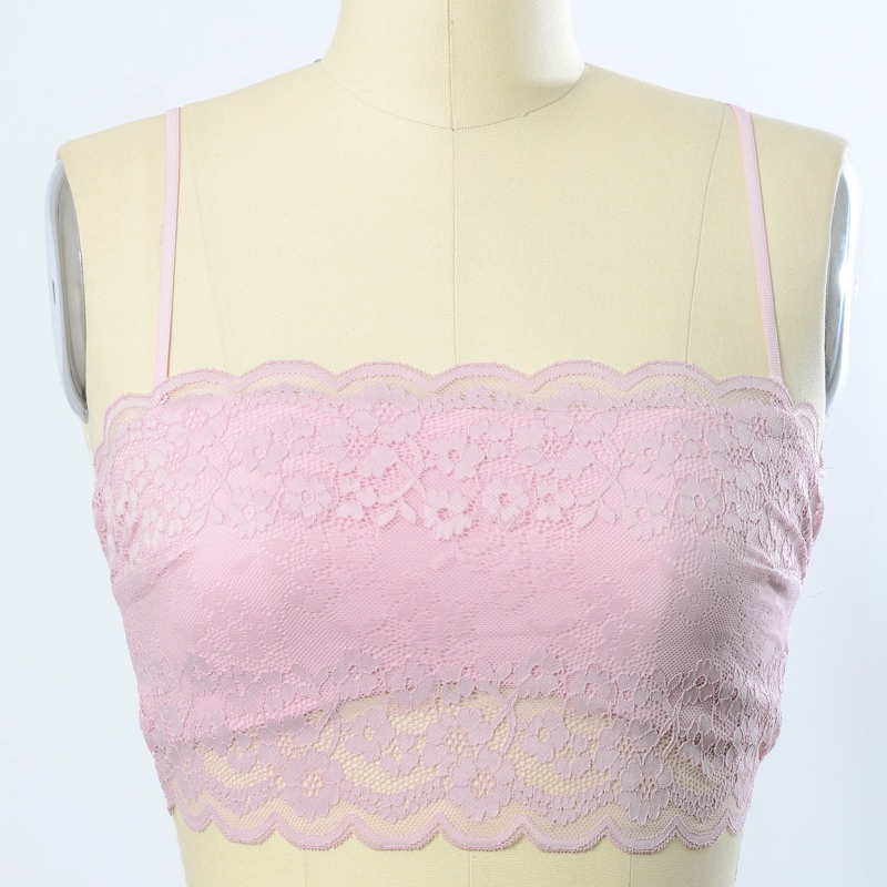 GA-5431 Grace Girl Wide Lace Bandeau Bralette Velkoobchod