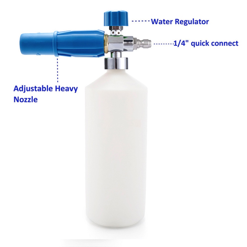 Pěnové dělo Sněhová pěna Lance tlaková myčka myčka aut Rychloupínací nastavitelná 1\/4 \