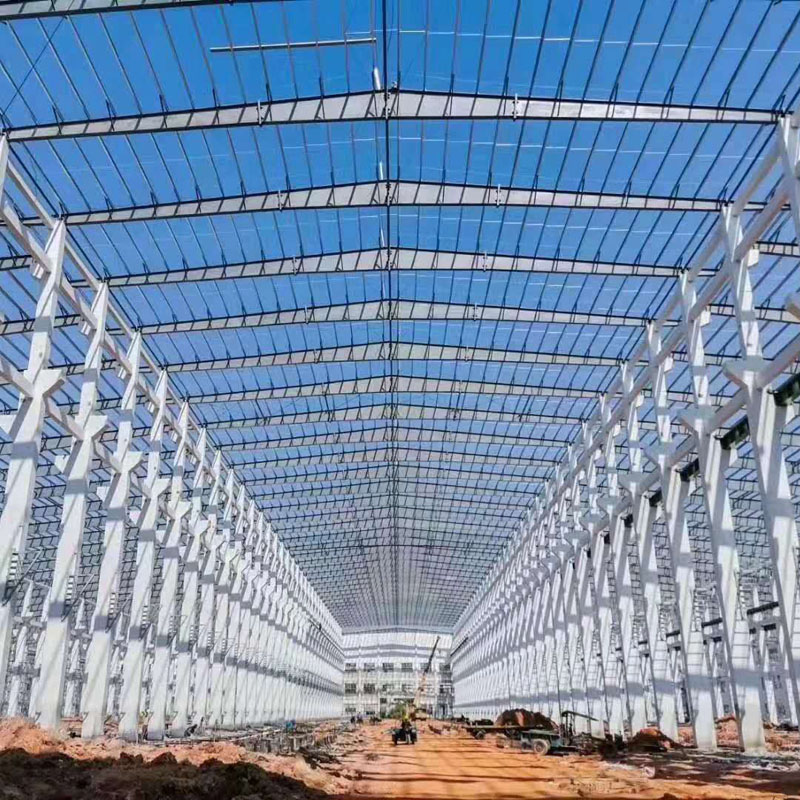 Velkoobchodní zakázková průmyslová ocelová konstrukce řady stavebních dílen