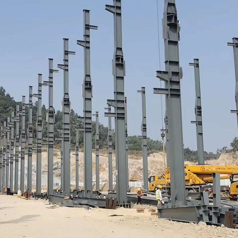 Struktura ocelových konstrukcí rámovaná výstavba obchodní kanceláře, Strukturální ocelový trus Prefab Konstrukce s výkresy