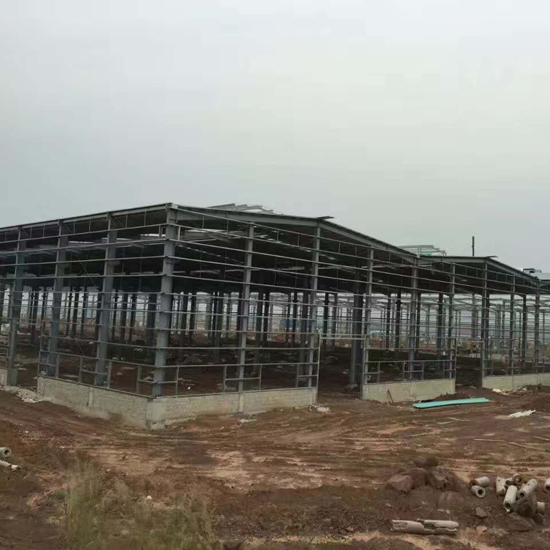 Export do Evropy Prefab Steel Structure Warehouse Buildings Fabrication in 100+ Země