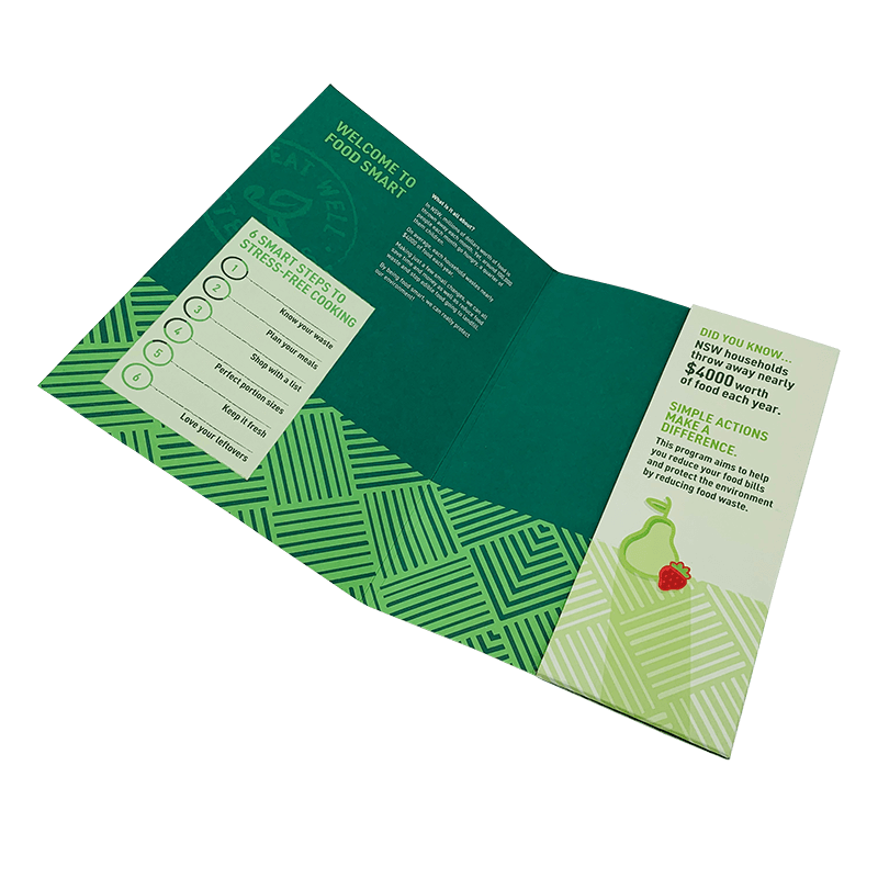 Vlastní papírová portfolia A4