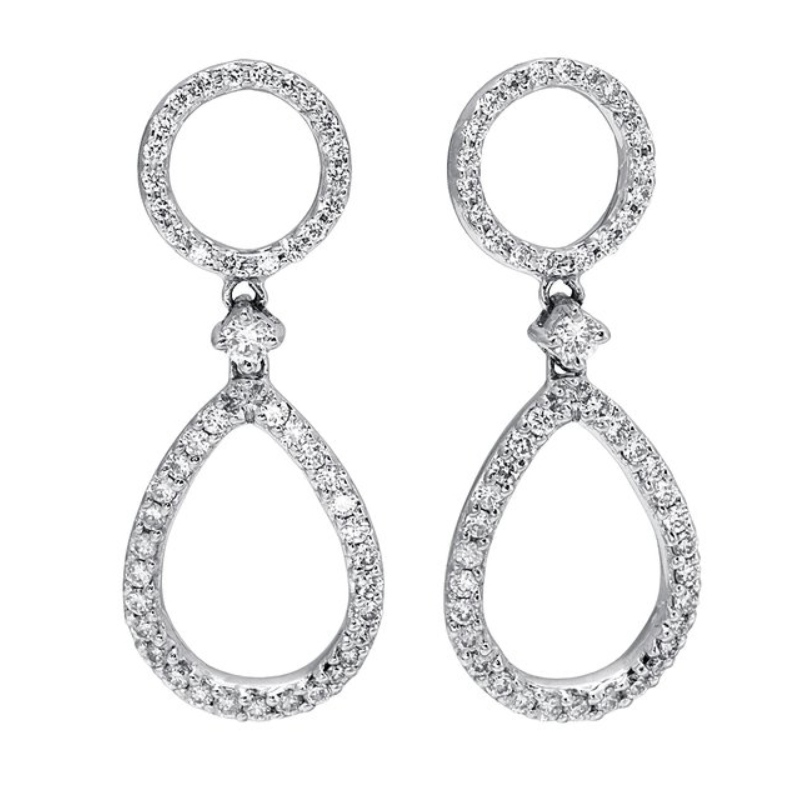 Ženská svatební nevěsta slza ve tvaru 8-přívěsek náušnice China Ruianbao Jewelry Factory