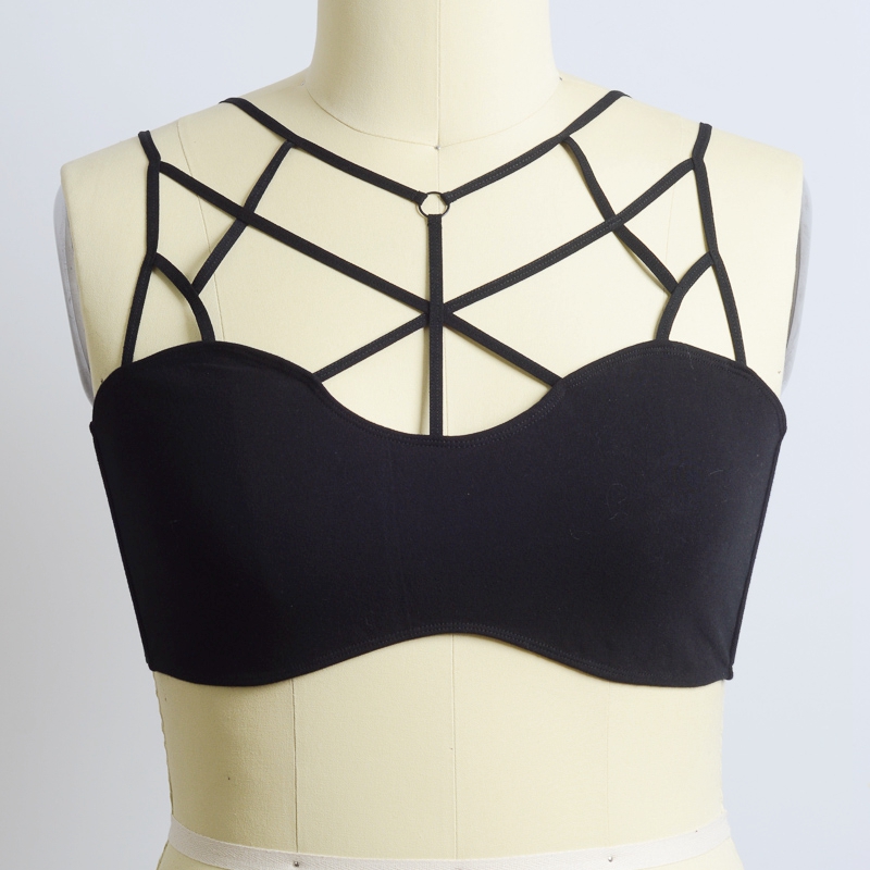 GA-5526plus háčkování Daisy Longline Bralette