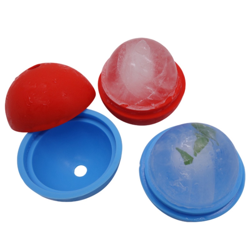 Silikonová hokejová silikonová forma na lední hokej 6cm velká ledová hokejka kulatá forma na lední hokej vícebarevná volitelná forma na výrobu ledu