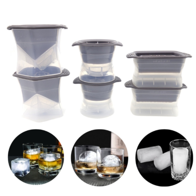 Plastová silikonová forma na lední hokejka Plastová rychle zmrazená hokejová kulatá rychle zmrazená silikagelová forma na lední hokej