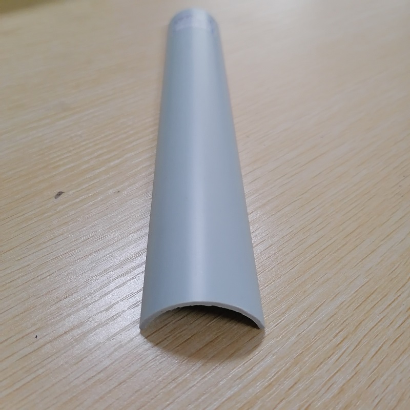 PVC C kanál půlkruhový PVC trubkový pás PVC extrudovaný profil pro ochranu hran