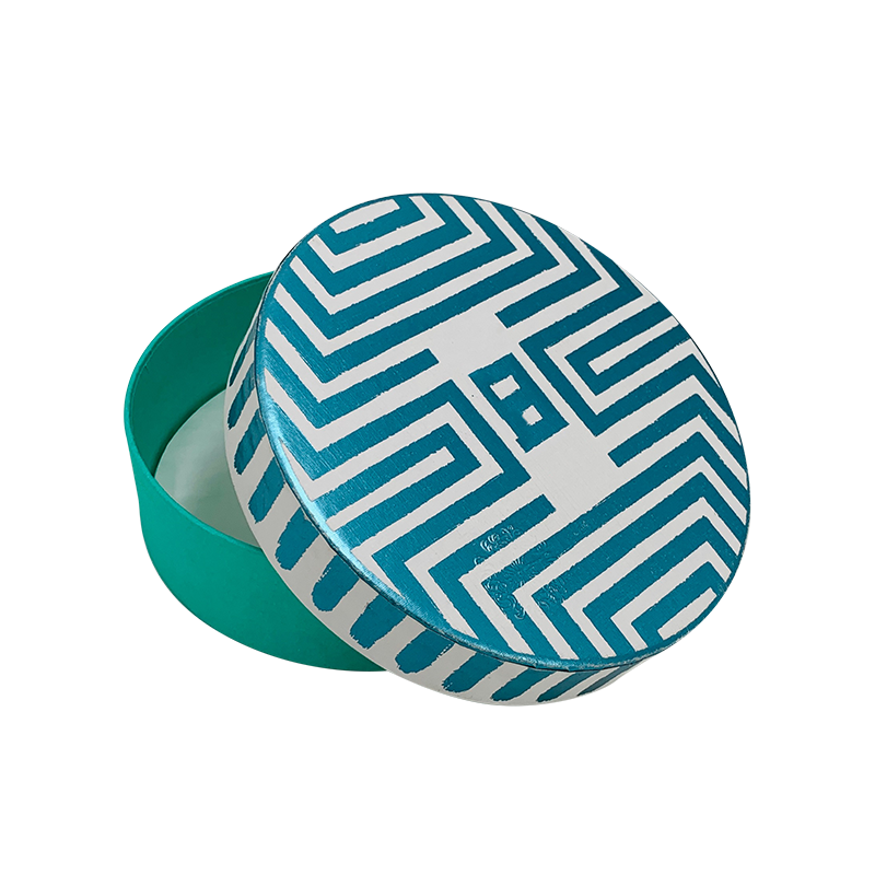 Kulaté obaly pro ozdoby, Jewelry Sky Blue Foil razítkování