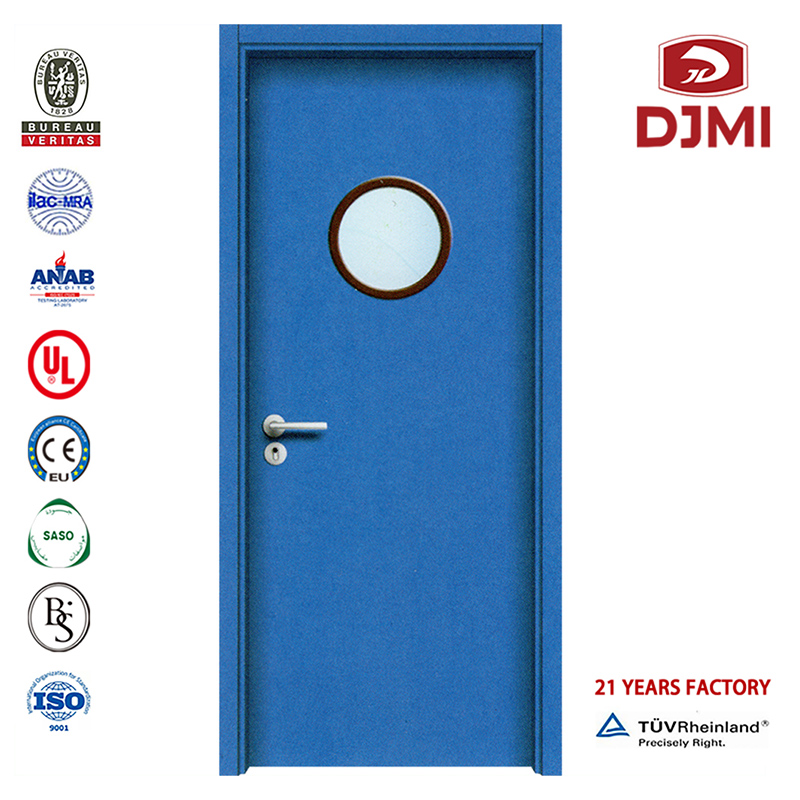 Nová nastavení Jednoduchý design Dřevěná nemocnice Výrobce Interiér Dveře HPL Čínská továrna Dřevěný interiér Dvojitá nemocnice Dveře HPL Vysoce kvalitní kompozitní nouzové oddělení Design Školní dveře