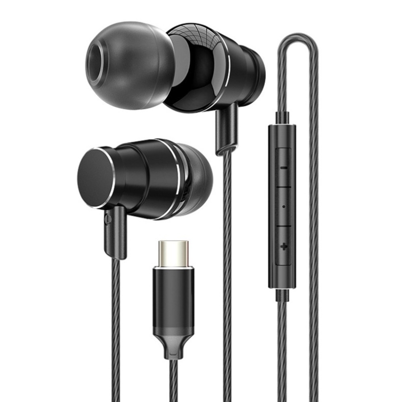 HIFI In-ear Super Stereo Sound Earphone Headset Type C Wired Headpone For Huawei Xiao Samsung