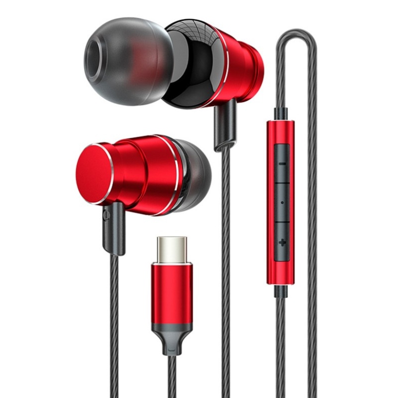 HIFI In-ear Super Stereo Sound Earphone Headset Type C Wired Headpone For Huawei Xiao Samsung
