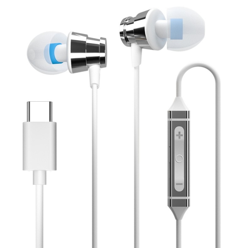 HIFI In-ear Super Stereo Sound Earphone Headset Type C Wired Headpone For Huawei Xiao Samsung