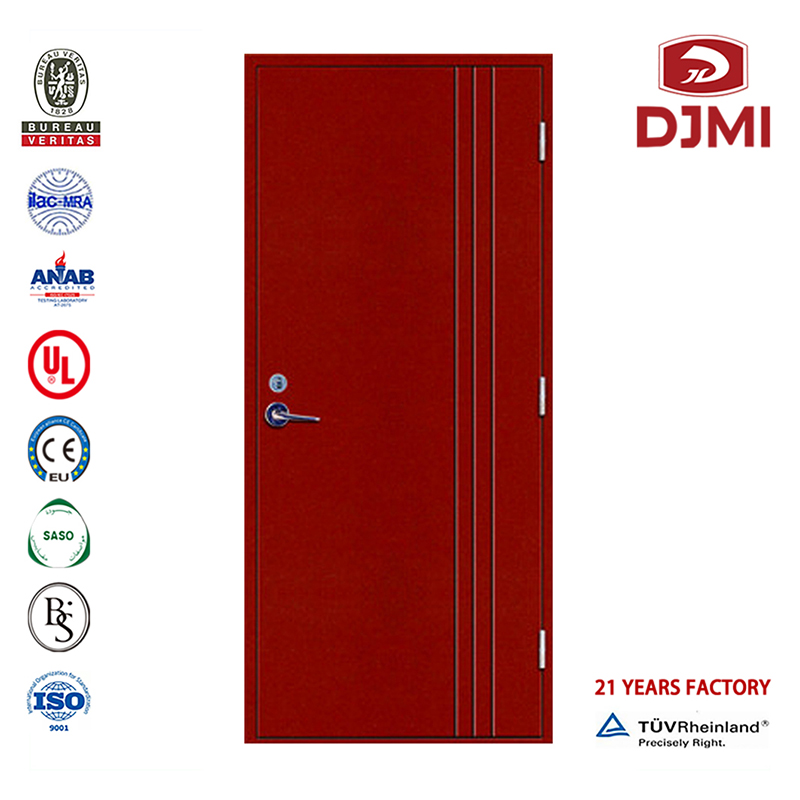 Nová nastavení Ul Fm Certified 2 Hours Resistant Doors Nepal Steel Fire Door Čínská továrna na nerezové dveře ocelové požární dveře s Panic Push Bar Vysoká kvalita Double s Oem Service Fire Rated Steel Door