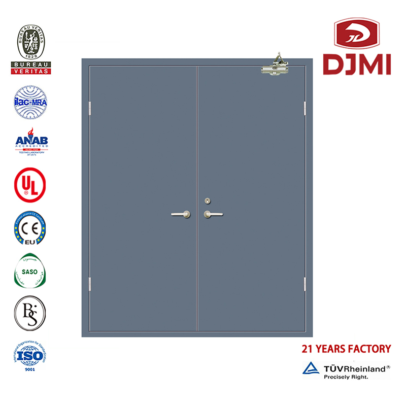 Čínská továrna Ul nerezové dvoukřídlé ocelové dveře ohnivzdorné vysoce kvalitní dvojité křídlové dveře na prodej čtvercové protipožární okno socool protipožární ocelové dveře levné dekorativní dveře Čína d...