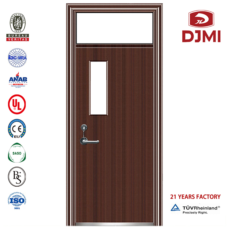 Vnější ocelové dveře s dvojitým křídlem s ohnivzdornými dveřmi Čínská továrna 2 hodiny Dveře s jednoduchým dvojitým křídlem Bez okna pro budovu Škola Protipožární ocelové dveře Vysoce kvalitní barva, tloušťka ...