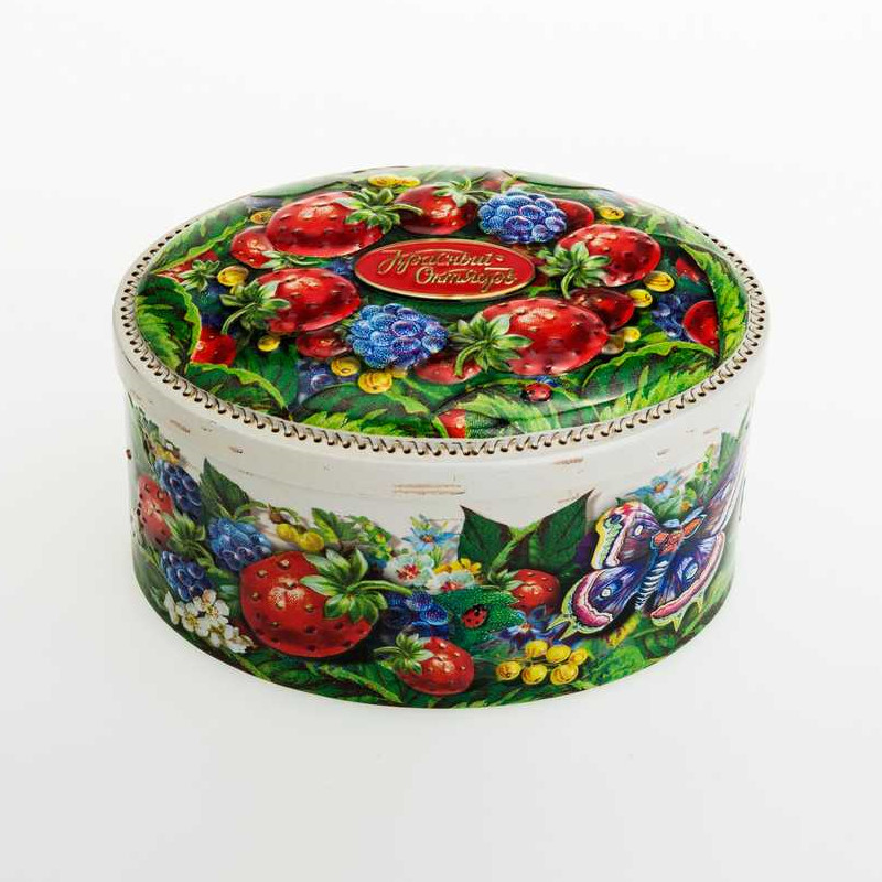 Elegantní oválný tvar Candy Tin DR0504A-01 146x107x85