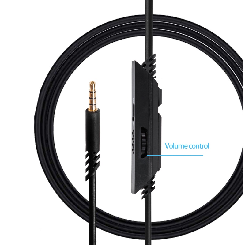 Náhlavní souprava 3,5 mužského až mužského zvukového kabelu Videokabel s technologií MIC volume cotrol