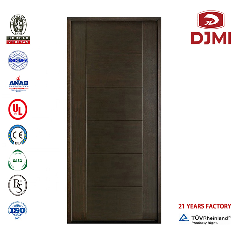Přizpůsobené Ul 90 Mins En1634 Zvukotěsné protipožární dřevěné dveře pro hotel Nové nastavení Dýha Jednokřídlé protipožární dveře pro hotelovou nemocniční školu Levné 1,5 jmenovité Ul Hotel Dřevěné tovární...
