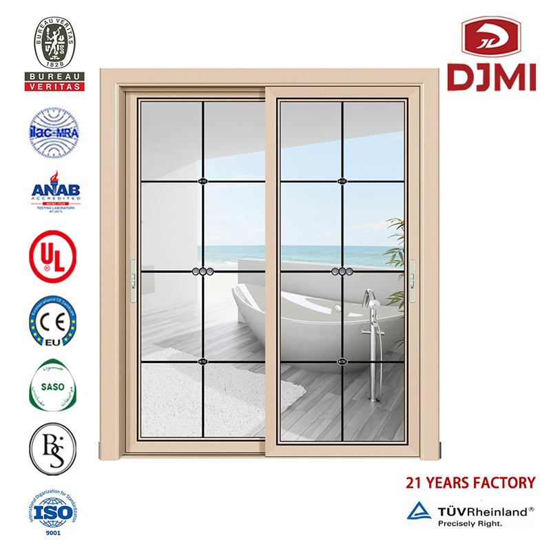 Profesionální nové hliníkové posuvné interiérové ​​poloviční skleněné dveře Nové hliníkové Filipíny Cena Posuvný design pro hotel Turecko Styl Hot Sell Hliníkové dveře Zcela nové hliníkové sklo s moskytiérou Te...