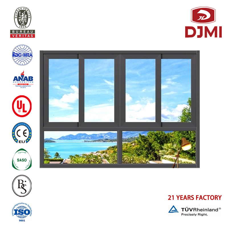 Profesionální As2047 Standardní hliníkový standard Windows Dodavatel vysoce výkonných dveří pro klouzání nového designu s Fly obrazovkou Aluminum Alloy Frame Window Sliding Windows Zbrusu nový komerční zvuk Důkaz Skleněn...