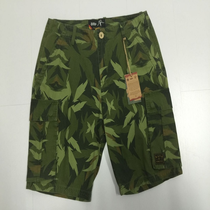 Mens cargo print short