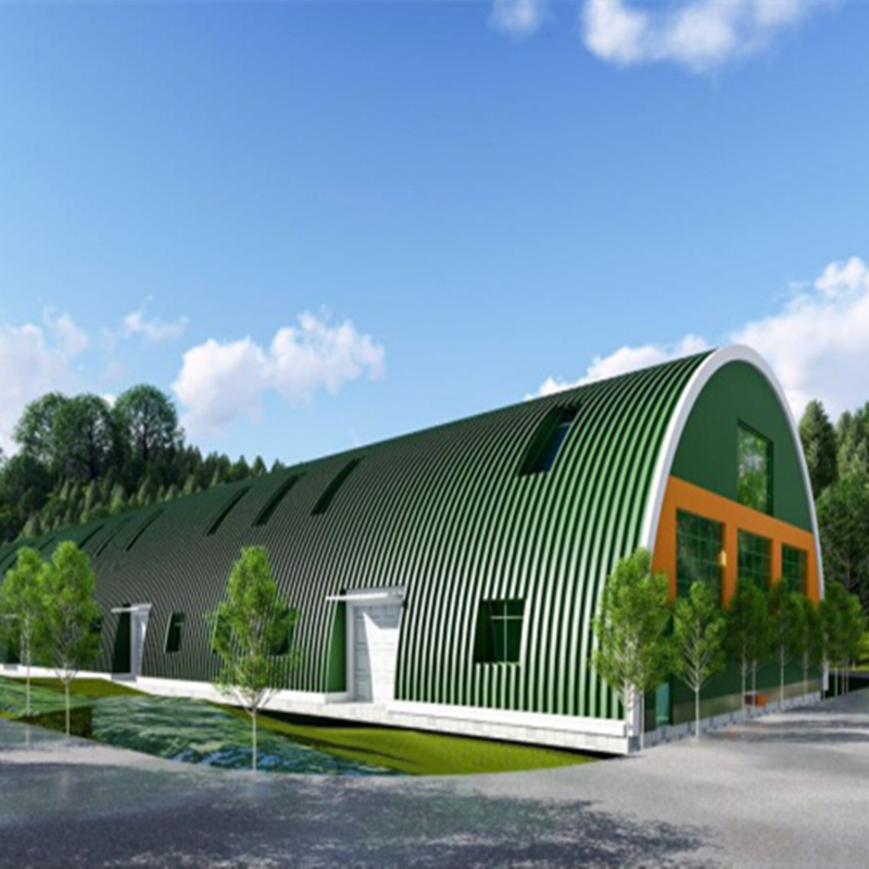 ACM No-Girder Arch Roof Forming Machine SX-ACM-1200-800