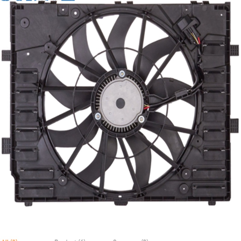 7P0121203K Auto Motor Radiator Chladicí ventilátor pro VW Touareg