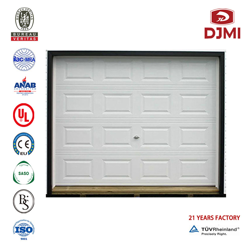 Nový design Electric Aluminum Roll Modern Grage Garage Door Motor Nová zvuková izolace Manufactier Security Garage Door Opener Remote Hot Prodej Roll Výrobce Standard Two Car Glass Garage Door