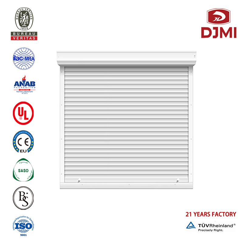Profesionální tovární cena Aluminum Roll Up Cheap Automatic Sectional Garage Door Electric Aluminum Roll Up Modern í Grage Garage Door Motor Nová Zvuková Izolace Manufactor Bezpečnostní Garáž Open Door Remote