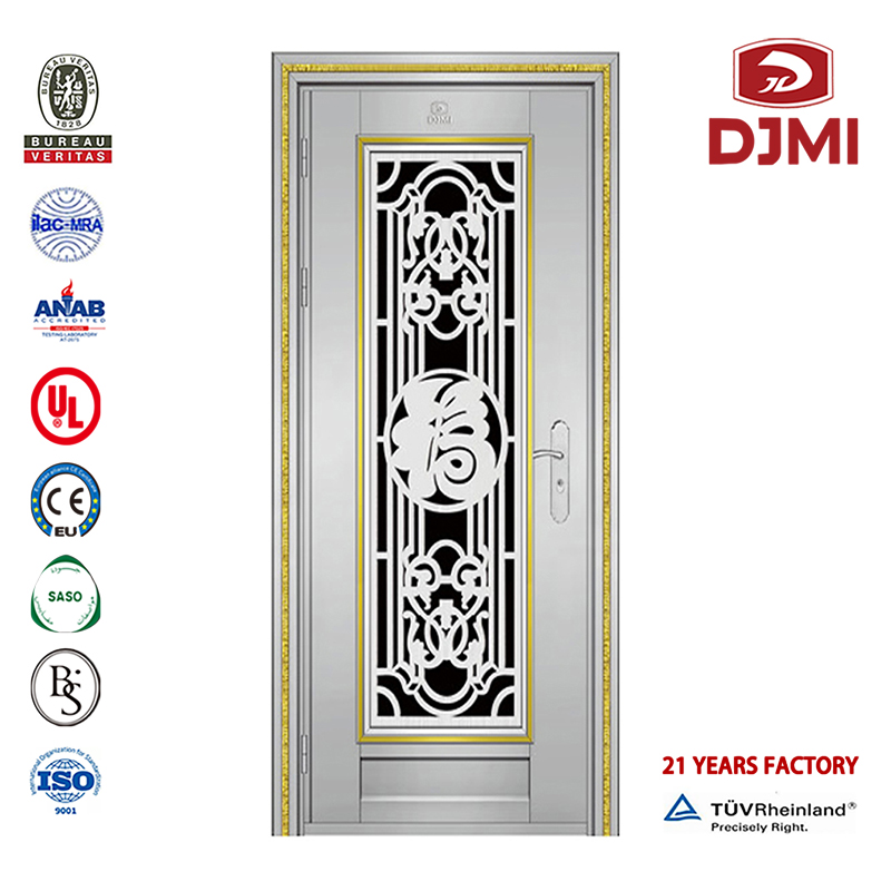 Residenční cena Nerez Steel Security Door Levné indické designy Double Entrance Residencial Doors Homes Stainless Steel na zakázku 304 s okním dvojitým roštem pro dům nerezové ocelové násady dveří