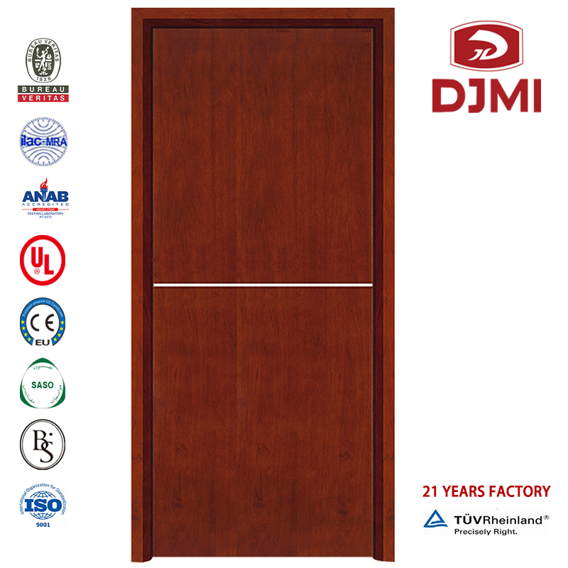 Čínská továrna Flat Safety Design Door for Proof Fire Rated Apartment Doors High Quality Hlavní bezpečnost Wood Fire Door Design Pevné dřevěné dveře dveře dveře dveře nové nastavení Ul Listed Frame and Leaf Resistent Wood...