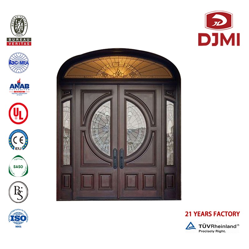 Upravené pevné dveře Barn Door Wood New Settings High Quality Main Solid Interiér Doors Wood Wood Design Artistic Sliding Black Frame Wooden Door