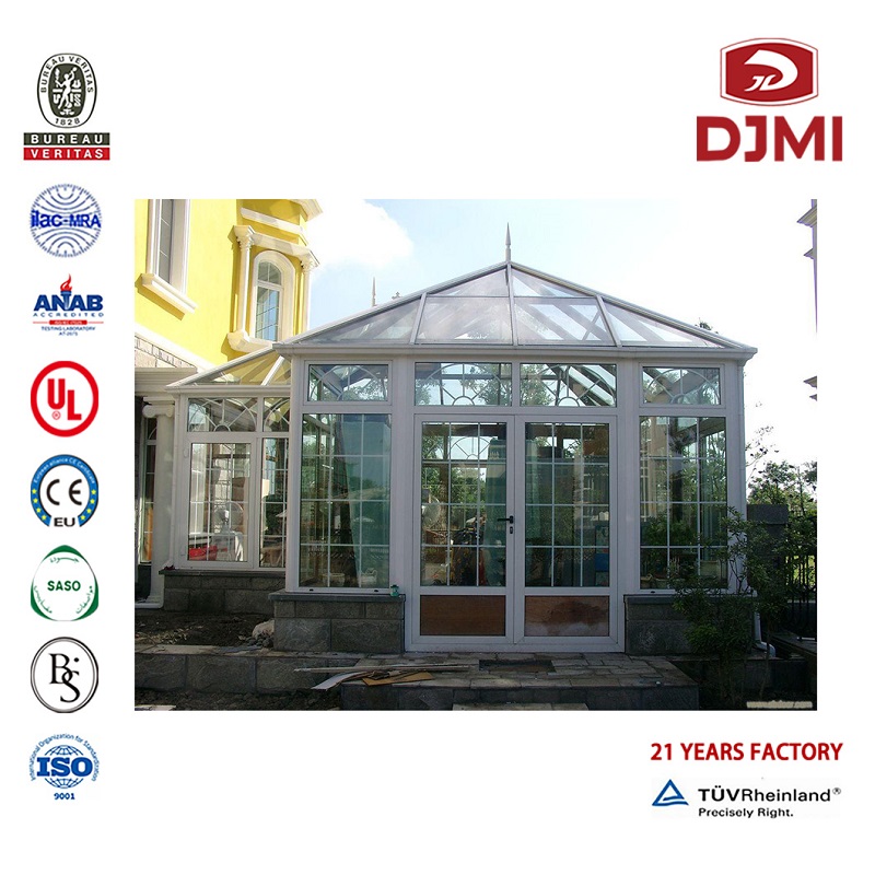 Žhavý prodej As/Nzs 2208 Tempered Roof Aluminum Sun Room/ Sunroom / Skleněný dům Multifunkční použité slepé brýle Sluneční místnost Profesionální Panely Skleněné domy Přenosné hliníkové sluneční místnosti