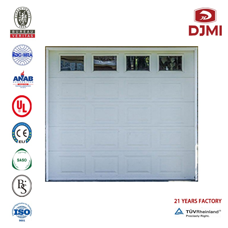 Customize Factory Price Opens Garage Sectional Overad Door Multifunkční White Color Standard Aluminum Surface Garage Door Professional White Overlead Sectional Doors Dodavatel Black Color Garage Door