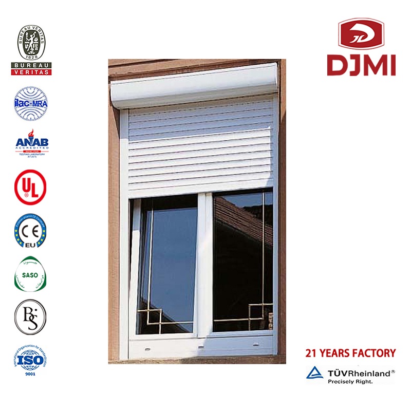 Hot Prodej 5 Panel Exterior Over Black Alluminum Garage Dvířka Multifunkční ocelová sekce Dřevěná zrna Dveře Izolované dveře Garáže Professional s Pu Guardian Tempered Glass Garage Door