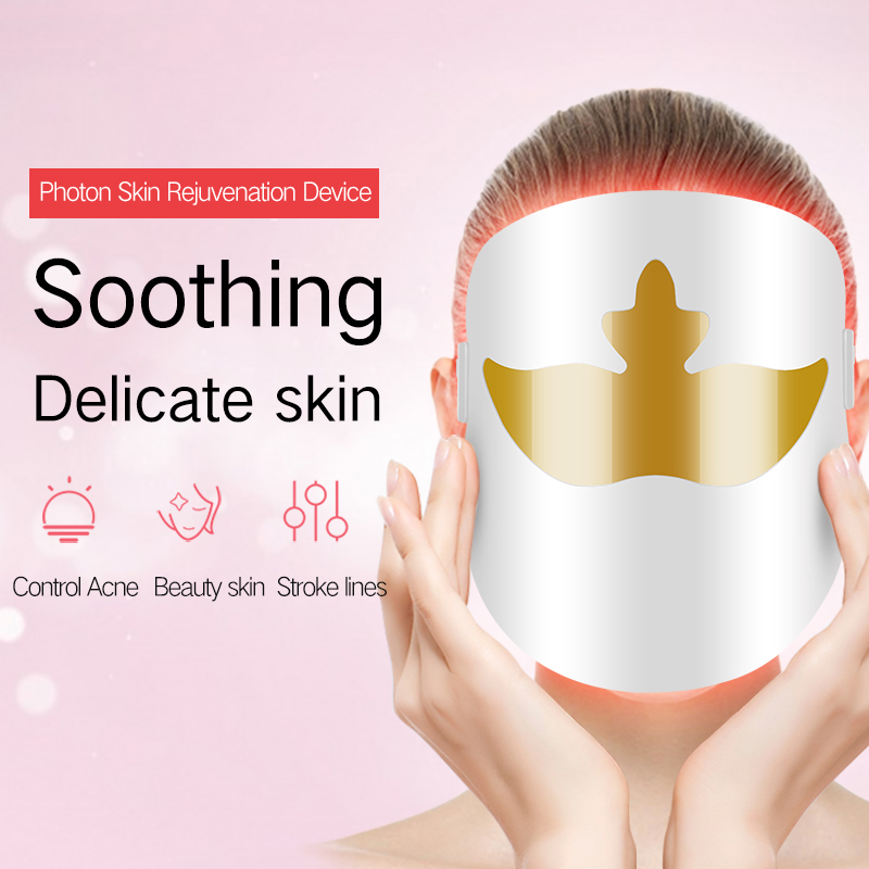 Výroba dodávka LED PDT Beauty maska ​​Smart zvedání obnovení obličeje maska ​​magnetická terapie maska ​​přenosný věk-anti obličejnástroj