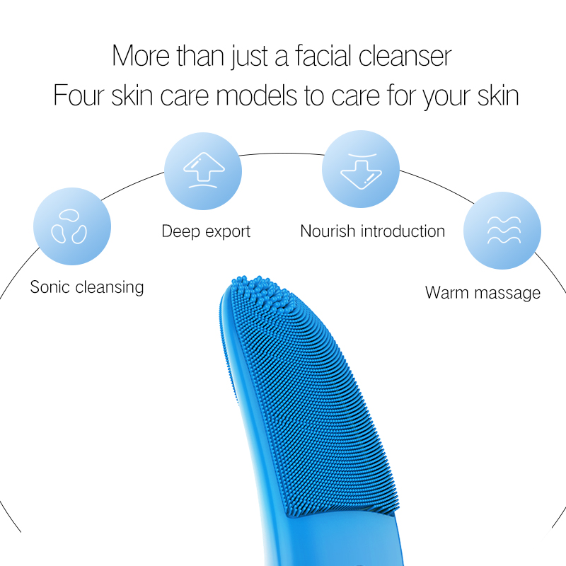 Beauty Sonic Electric Face Cleansing kartáč ultrazvukové obličejové kůže Procury