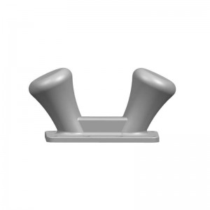 Mořská ledvina litina bollard s vlastní barvou