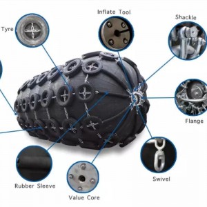 Yokohamský typ mariňák Pneumatický Rubber Fender