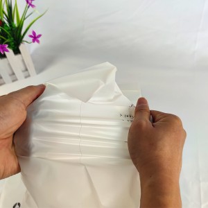 Vlastní biologicky rozložitelný kompostovatelný malý pytlík na zip