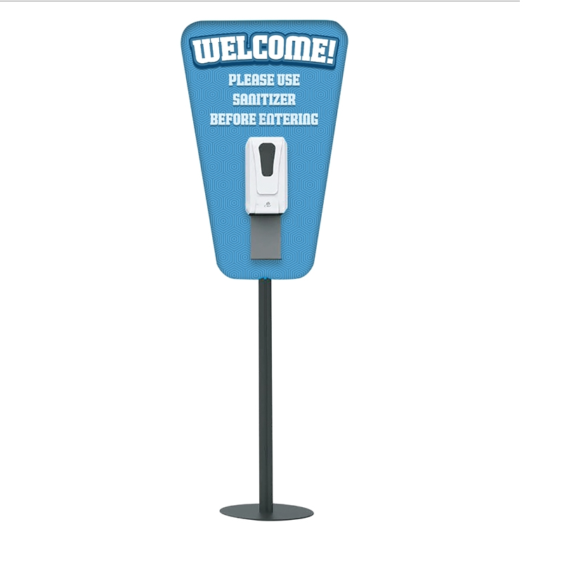 TMJ710 Stolní stojan pro veřejné snadné montáž Levné kovové ruční Sanitizer Display Rack