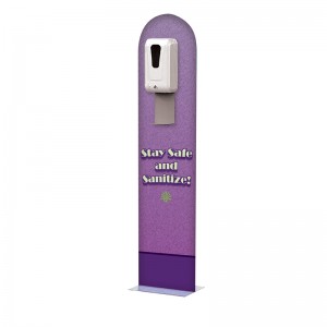 TMJ7113 Patro Standing Hand Sanitizer Disenser Display Stand with Holder Portable Hand Sanitizing Stand Display
