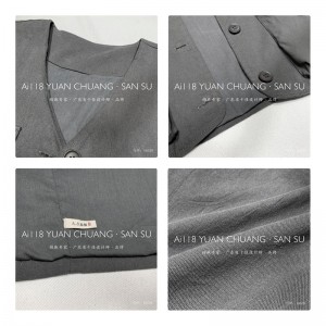 Loose-fitting design Minimalist Stylish Casual vest Pevná barva bavlna a povlečení převyšující vlastní 18539 Waistcoats