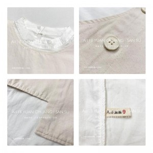 Loose fitting design Minimalist Stylish Casual Solid color Striped Checked oversized custom 19505 Round obojek Shirt + Waistcoat