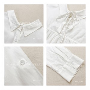 Loose-fitting design Minimalist Stylish Casual Solid color Striped Checked oversized custom 17831 Loose Shirt